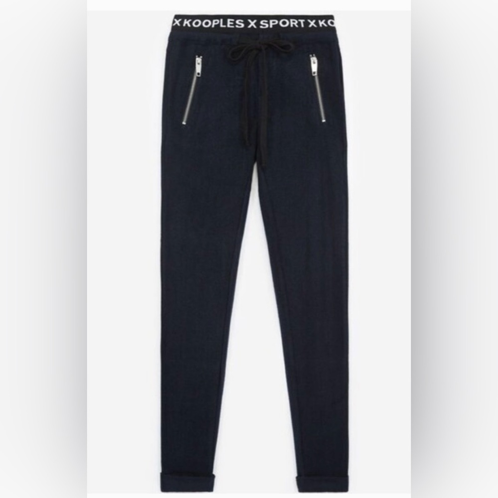 The Kooples Black Wide Leg Pants